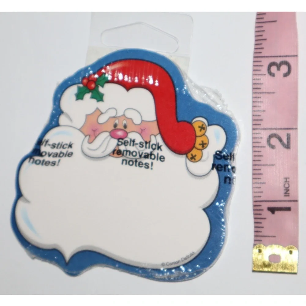 Carson-Dellosa Santa Notelet CD-9151 Christmas Sticky Notes 35 Sheets New HTF